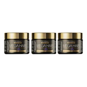 KIT 3X MEGA HAIR 60 CAPS - BELÍSSIMA